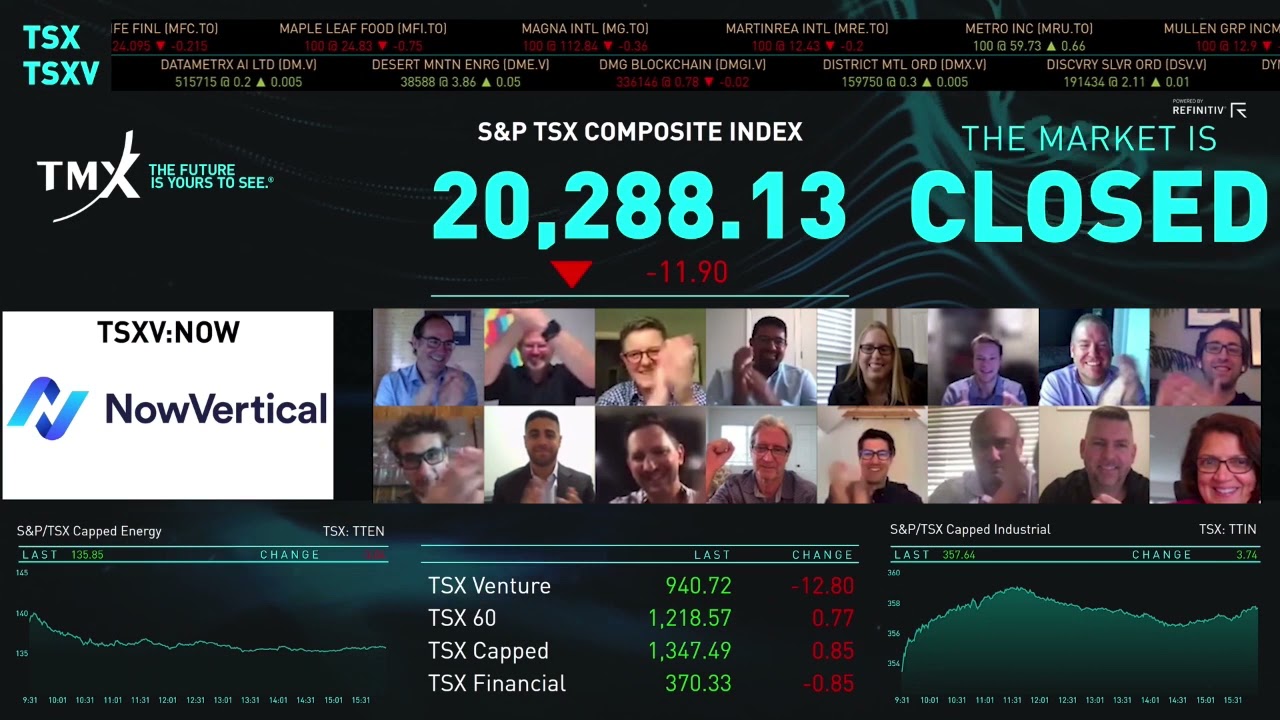 NowVertical Group Virtually Closes The Market Wednesday July 7, 2021
