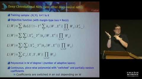 Yann LeCun Lecture 5/8 Convolutional Networks and their Applications in Vision