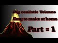 How to make best 🌋 volcano model with eruption