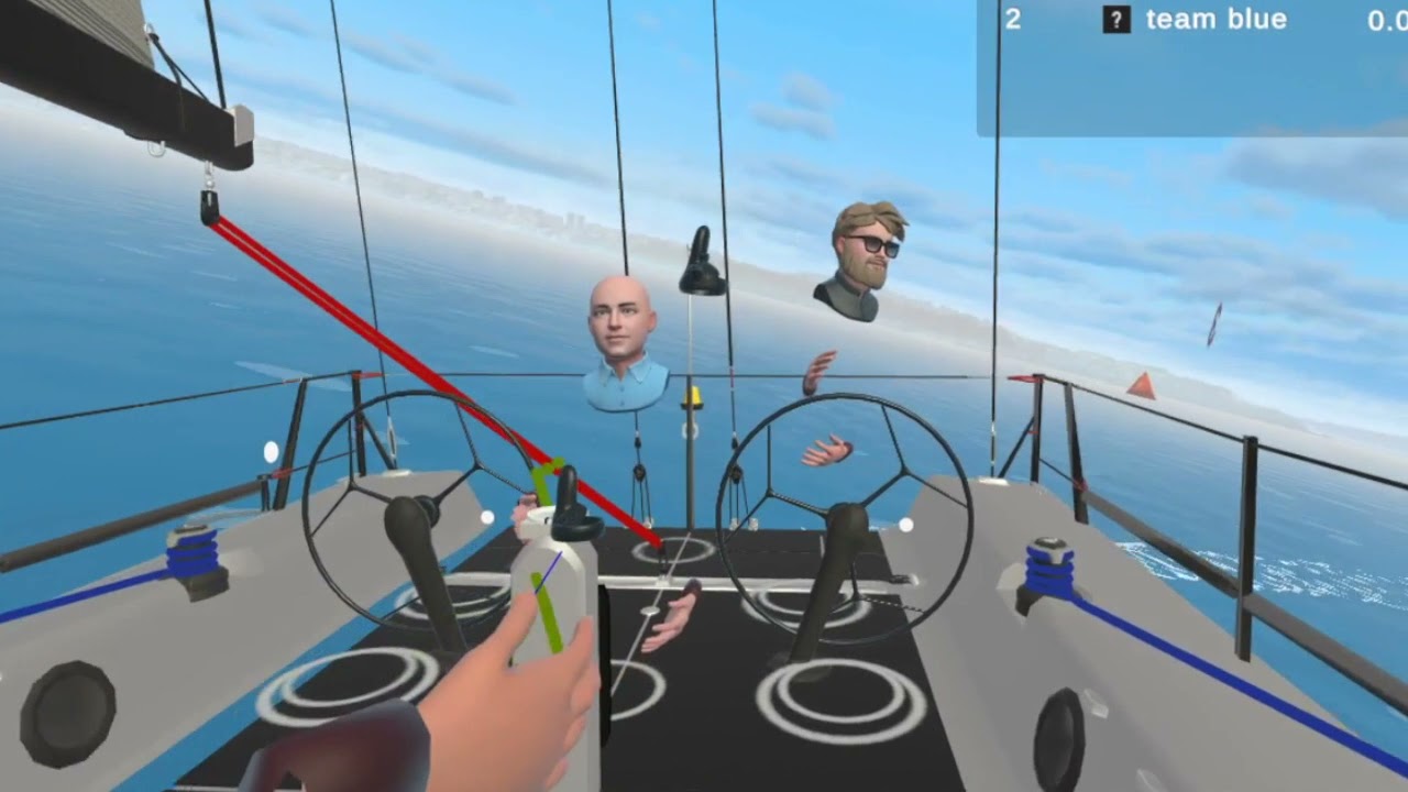 Sailing with friends in VR ( MarineVerse Cup )