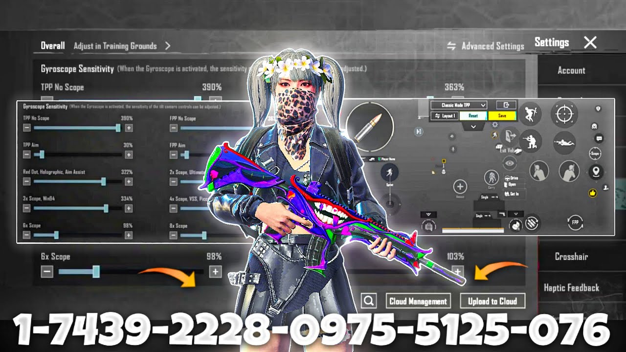 NEW UPDATE 4.2🔥BEST SENSITIVITY CODE + CONTROL SETTINGS BGMI/PUBG MOBILE