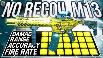 FAST FIRE RATE + NO RECOIL = BROKEN M13!.. BEST M13 CLASS SETUP in WARZONE! (Modern Warfare Warzone)