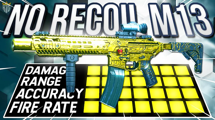 FAST FIRE RATE + NO RECOIL = BROKEN M13!.. BEST M13 CLASS SETUP in WARZONE! (Modern Warfare Warzone)