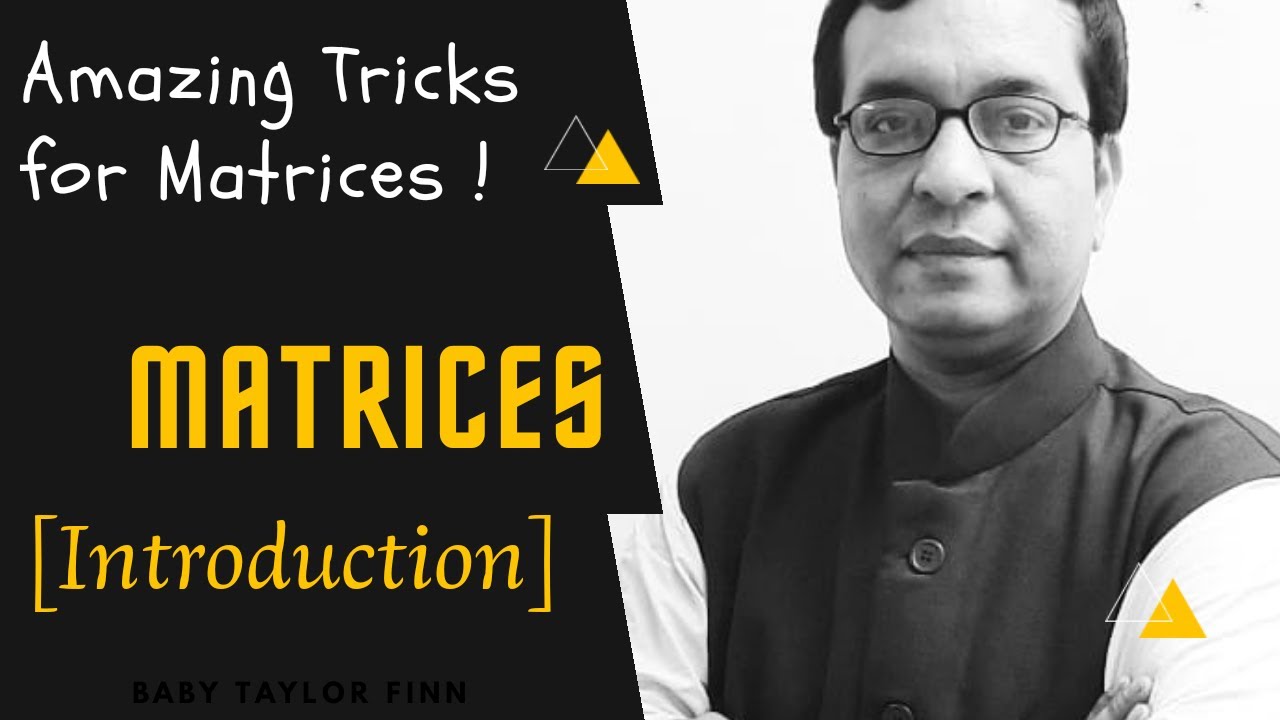 Chapter :- 3 Matrices - YouTube