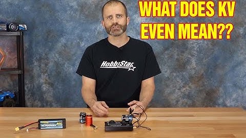 What does "Kv" mean on brushess motors?  Kv explained!