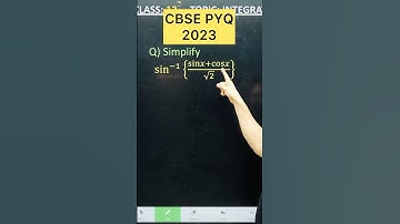 CBSE 2026 Inverse Trigonometric PYQ 2023 Maths for Class 12 #cbse2026 #maths#cbseboard #cbseclass12