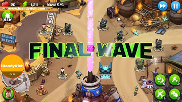 Alien Creeps TD Level 20 PART 4 Missions vs Predators Gameplay