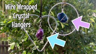 Wire Wrapped Crystal Sun Catchers - Twist &amp; Wrap designs