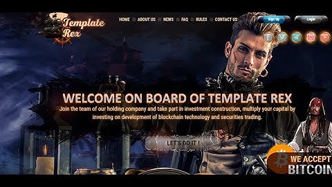 HYIP Templates For Gold Coders - Template TR004