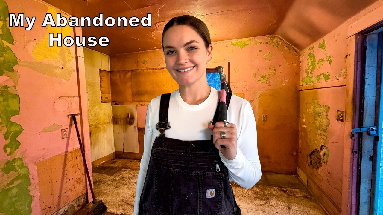 Начало демонтажа в моем заброшенном доме.