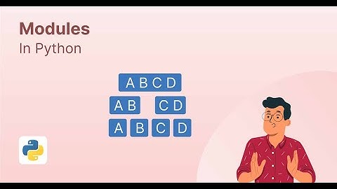 Python Module Part-1