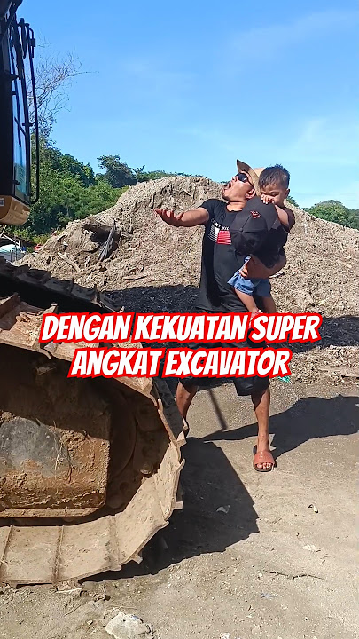 Waduh.. Beko diangkat orang #excavator #lucu #komedi