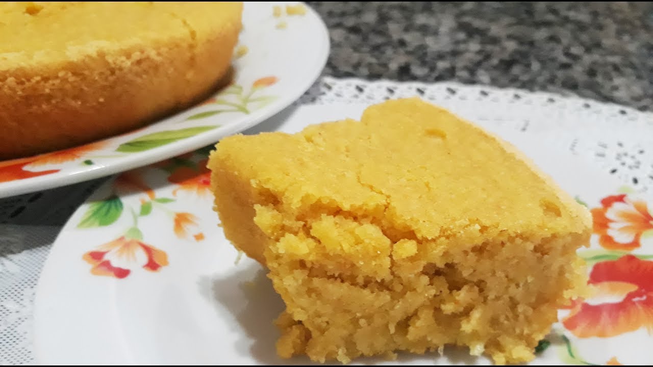 Bolo de milho (sem glúten e sem lactose) - Comida de Bebé