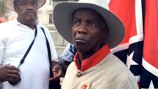 Black Confederate Flag Supporter Defends Beliefs