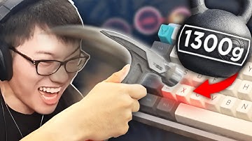 I played osu! with the heaviest switches in the world (ft. Glarses)