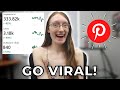 Go VIRAL on Pinterest // EASY WAYS to Increase your Pinterest Views FAST