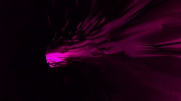 Red and Purple Low Poly Grid Geometric Shape Tunnel Animation. Seamless Loop
