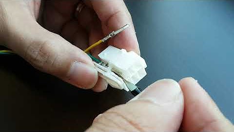 How to remove JST YL pin from connector from the front