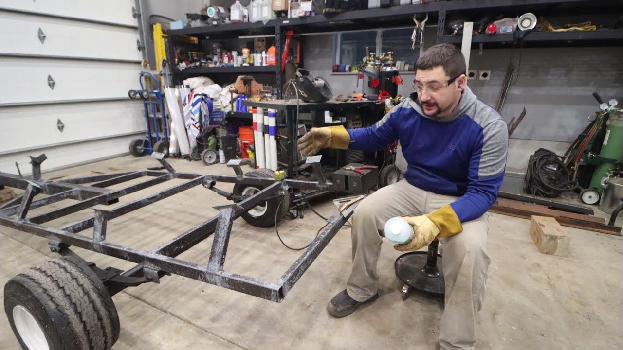 DIY Boat Trailer Part 2 Building the Frame YouTube