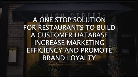 How to build a Customer Database for your Restaurant or cafe