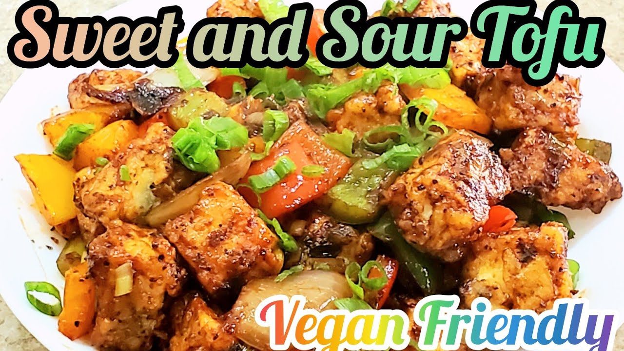 Sweet and Sour Tofu With Stir Fry Vegetables: 2021 VEGAN DELIGHT | The Joint Family Vlogs