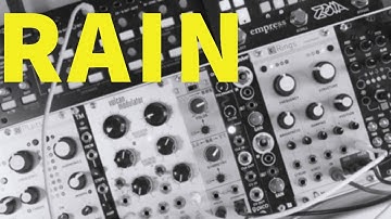 Granular Rain. Exploration of particle noise from Mutable Plaits and Rings