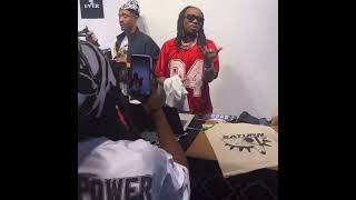 Quavo Previews New Music off Rocket Power #migos #quavo #offset