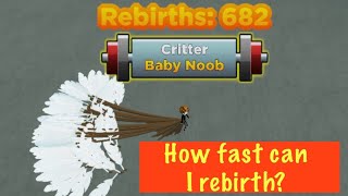 Rebirth CHALLENGE let’s see how fast I can rebirth 684 strongman simulator