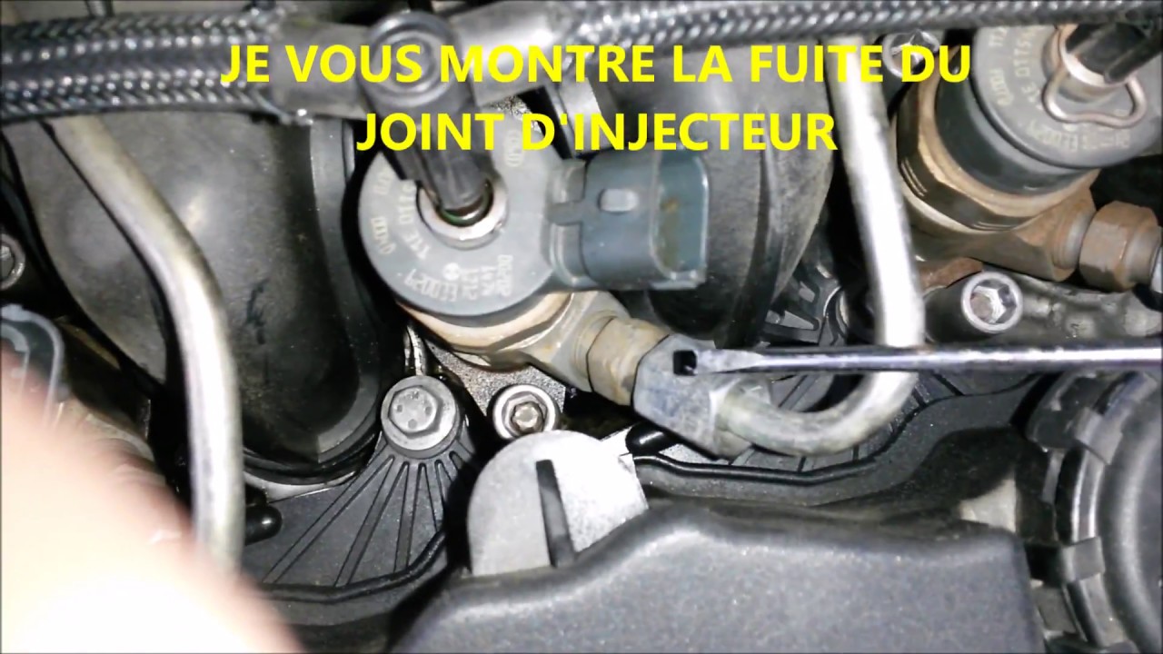 TUTO CHANGER JOINT INJECTEUR ex 1,6 HDI 