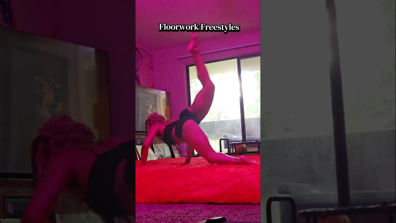 💋floorwork at home🫦 #leonthomas #sensual #floorwork #baddies