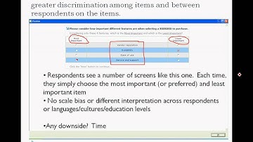 MaxDiff Scaling - ORConsulting.com Video
