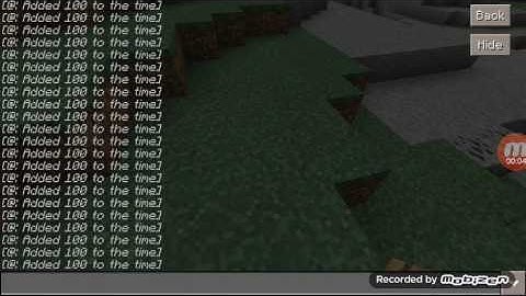 How to make a time machine in minecraft PE(No mods)