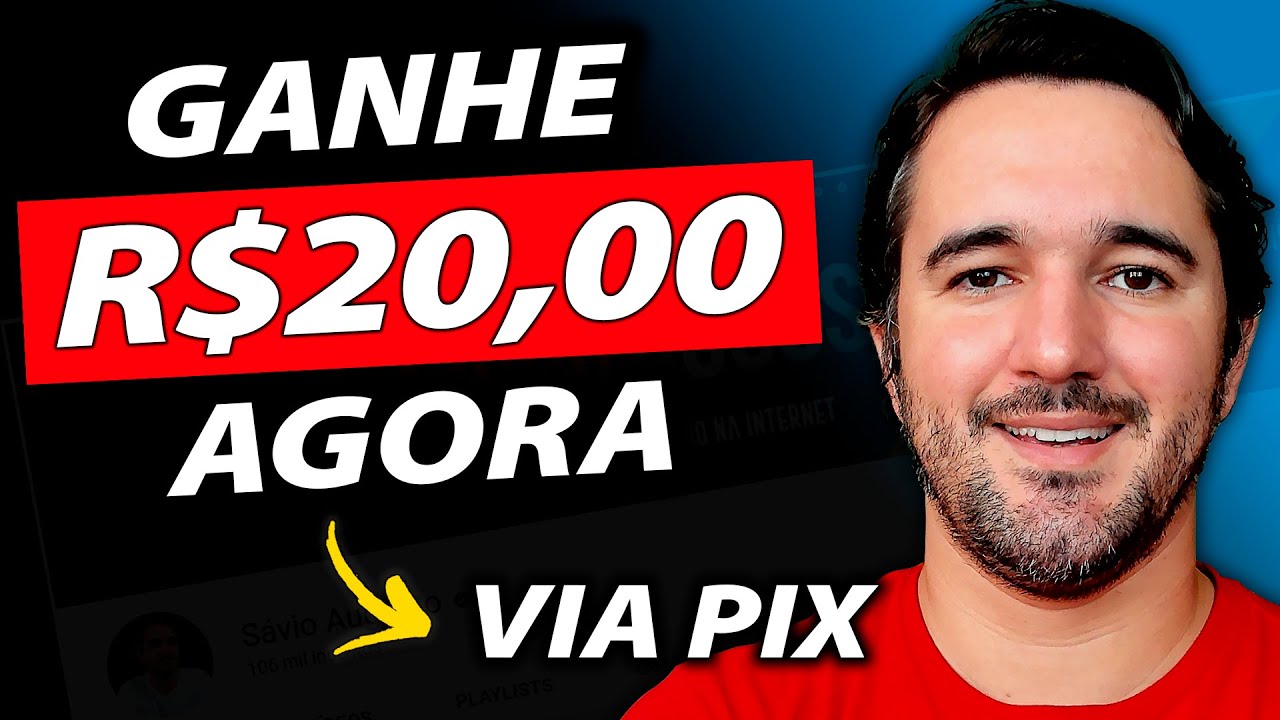 Ganhe R$20,00 Via Pix Agora [App Pagando Por Cadastro] Como Ganhar Pix Na Hora