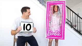 HUSBAND RATES MY HALLOWEEN COSTUMES!! *he wasn't expecting this*