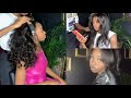3-1 wig styles| Kinky straight wig install | Messy blowout|-Pre bleached & plucked Hairvivi x LB