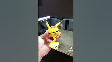 Bambu labs P1S Pikachu pokeball pokemon print.