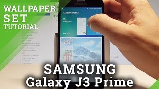 How to Change Wallpaper on SAMSUNG Galaxy J3 Prime - Wallpaper Settings |HardReset.Info screenshot 2