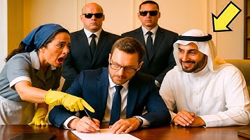 SCHOONMAAKSTER VINDT OPLICHTING IN MILJOENENCONTRACT IN HET ARABISCH… EN WAT HAAR BAAS DOET…