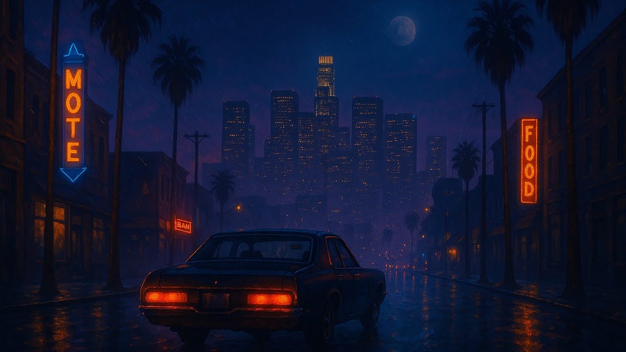 Midnight Drive in Los Angeles — Smooth Jazz for Night Lovers 🌃🎷