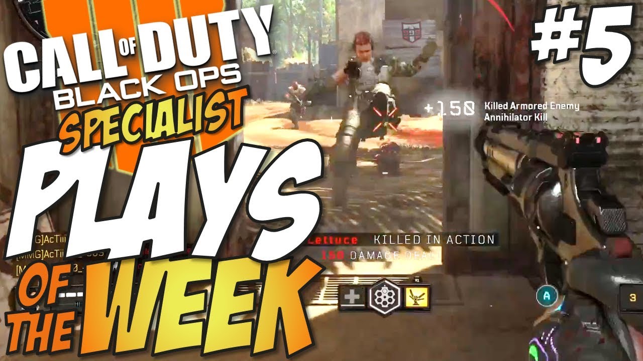 Call of Duty Black Ops 4 Top 10 Kills Of The Week Specialist 5 (BO4