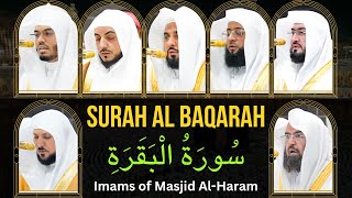 NO ADS | Surah Al Baqarah By Imams of Masjid Al-Haram (Full) With English Translation | 1446/2024