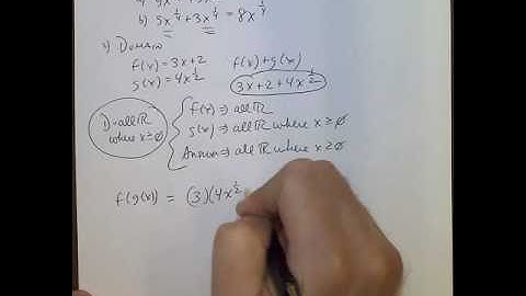 FUNCTION OPERATIONS, COMPOSITION, AND INVERSE FUNCTIONS - PART 2