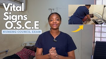 Vital Signs OSCE Procedure 🌡️|| Nursing Council Exam || Step by Step