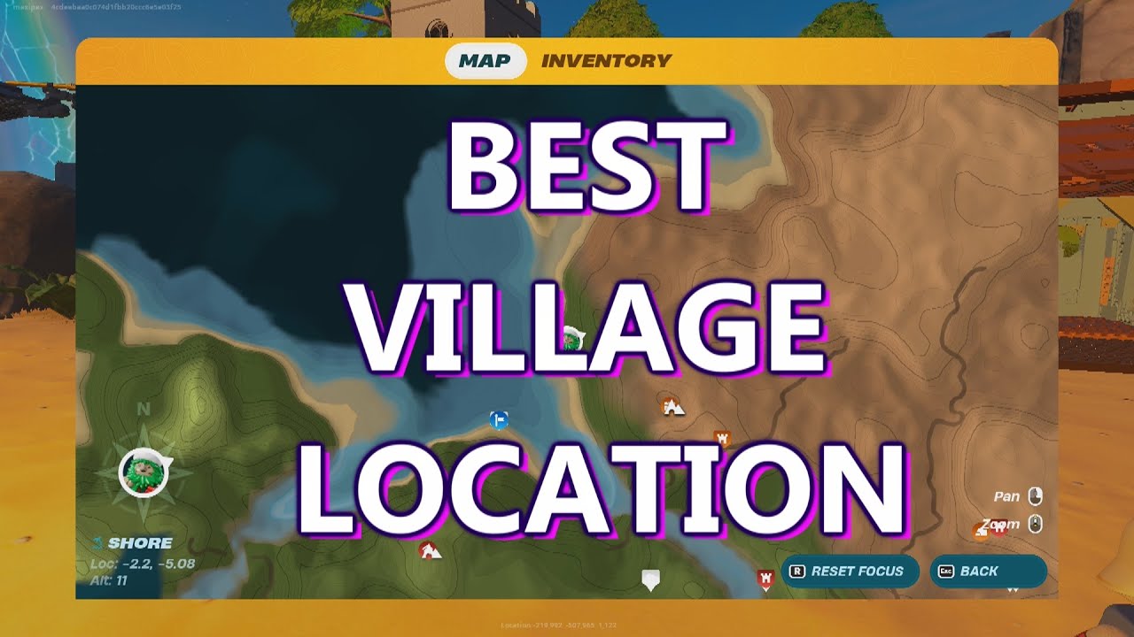 Best location to build a village in Lego Fortnite YouTube