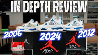 REVIEW/COMPARISON ON ALL RETROS OF THE JORDAN 4 MILITARY BLUE! - WHY ARE PEOPLE HATING THESE?!