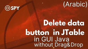 Make an delete data button in JTable in GUI Java without drag and drop