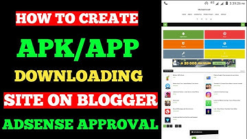 How To Create Apk Downloading Website On Blogger || Create Apk Download Website Like Playstore 2023