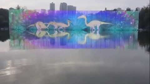 led transparent mesh,led media facade project