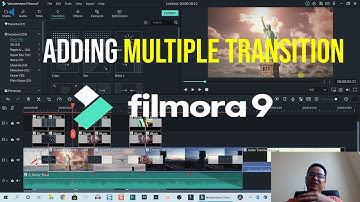 Adding Multiple Transition Effect Between Clips Using Filmora9