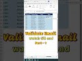 Validate Email Addresses in Excel | Advanced Excel Data Cleaning Trick | Email Validation Formula